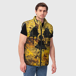 Мужской жилет Rusty radiation, цвет: 3D-светло-серый — фото 2