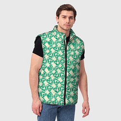 Мужской жилет Череп удлинённый, цвет: 3D-черный — фото 2