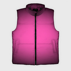 Мужской жилет Кислотный розовый с градиентом, цвет: 3D-черный