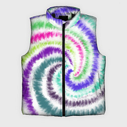 Мужской жилет Тай-дай разноцветный