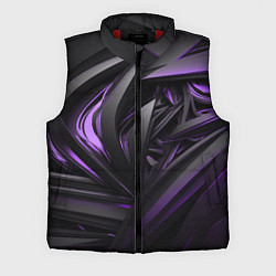 Мужской жилет Черно-фиолетовые объекты