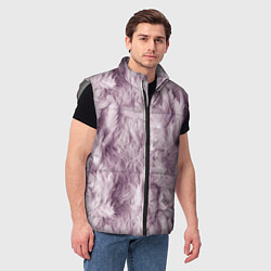 Мужской жилет Текстура розовый пушок, цвет: 3D-светло-серый — фото 2