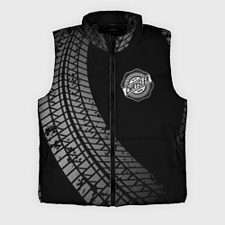 Мужской жилет Chrysler tire tracks, цвет: 3D-черный