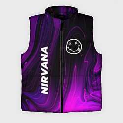 Мужской жилет Nirvana violet plasma, цвет: 3D-черный