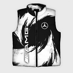 Мужской жилет Mercedes benz - white color, цвет: 3D-черный