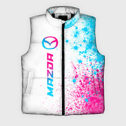 Мужской жилет Mazda neon gradient style: по-вертикали, цвет: 3D-черный