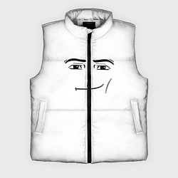 Мужской жилет Одежда Man Face Roblox, цвет: 3D-светло-серый