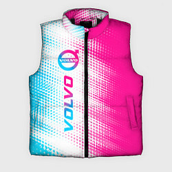 Мужской жилет Volvo neon gradient style: по-вертикали, цвет: 3D-черный