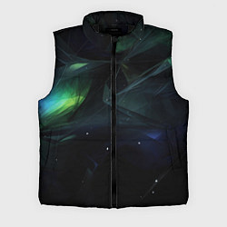 Мужской жилет Dark green black elements