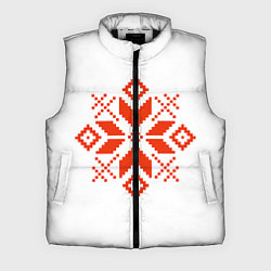 Мужской жилет Удмуртский узор, цвет: 3D-черный
