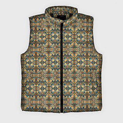 Мужской жилет Обтекаемый узор в стиле Артдеко, цвет: 3D-черный