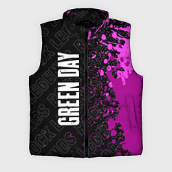 Мужской жилет Green Day rock legends: по-вертикали, цвет: 3D-черный