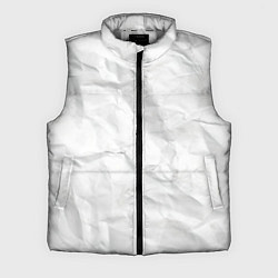 Мужской жилет Мятая бумага - текстура