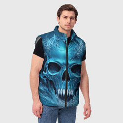 Мужской жилет Морская свежесть, цвет: 3D-светло-серый — фото 2