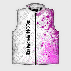 Мужской жилет Depeche Mode rock legends: по-вертикали, цвет: 3D-черный