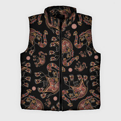 Мужской жилет Слон индийский, цвет: 3D-черный