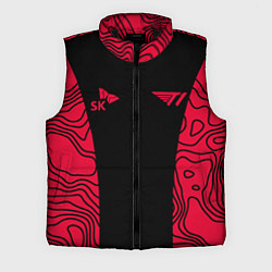Мужской жилет T1 форма red, цвет: 3D-черный