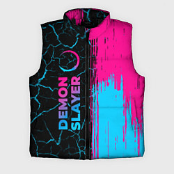 Мужской жилет Demon Slayer - neon gradient: по-вертикали, цвет: 3D-черный