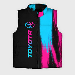 Мужской жилет Toyota - neon gradient: по-вертикали, цвет: 3D-черный