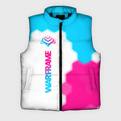 Мужской жилет Warframe neon gradient style: по-вертикали