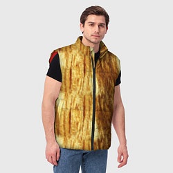 Мужской жилет Золотые переливы, цвет: 3D-красный — фото 2