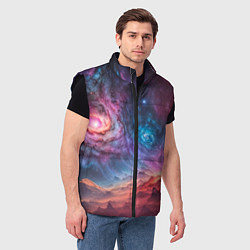 Мужской жилет На задворках вселенной, цвет: 3D-черный — фото 2