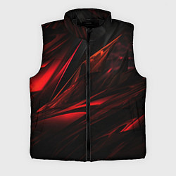 Мужской жилет Black red background, цвет: 3D-черный