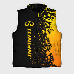 Мужской жилет Infiniti - gold gradient: по-вертикали
