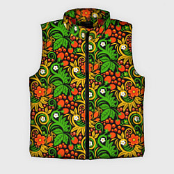 Мужской жилет Русское народное искусство - хохлома, цвет: 3D-красный
