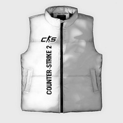 Мужской жилет Counter-Strike 2 glitch на светлом фоне: по-вертик, цвет: 3D-черный
