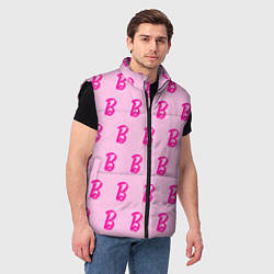 Мужской жилет Буква В и скорпион на спине, цвет: 3D-черный — фото 2