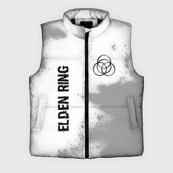 Мужской жилет Elden Ring glitch на светлом фоне: надпись, символ