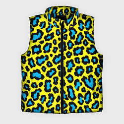 Мужской жилет Кислотный леопард паттерн, цвет: 3D-черный