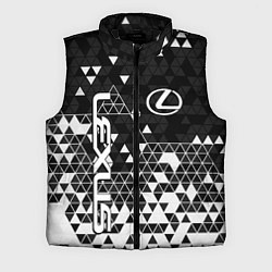 Мужской жилет Лексус - распад, цвет: 3D-черный