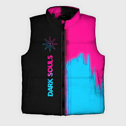 Мужской жилет Dark Souls - neon gradient: по-вертикали, цвет: 3D-черный
