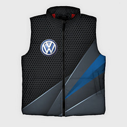 Мужской жилет Фольцваген - синяя броня, цвет: 3D-красный
