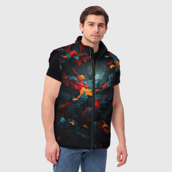 Мужской жилет Мрачный камуфляж, цвет: 3D-черный — фото 2