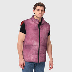 Мужской жилет Текстура родонита, цвет: 3D-красный — фото 2