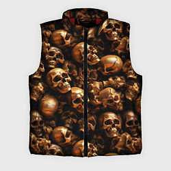 Мужской жилет Медные черепа, цвет: 3D-красный