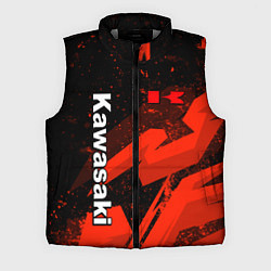 Мужской жилет Кавасаки - красные брызги