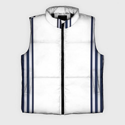 Мужской жилет Синие вертикальные полосы по бокам