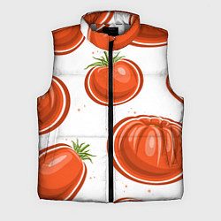 Мужской жилет Помидорчики, цвет: 3D-светло-серый