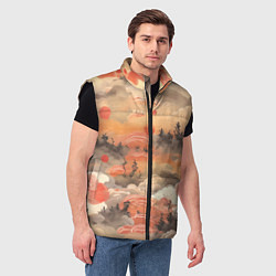Мужской жилет Japen pattern, цвет: 3D-черный — фото 2
