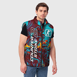 Мужской жилет КС2, цвет: 3D-светло-серый — фото 2