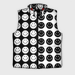 Мужской жилет Smiley black and white, цвет: 3D-красный