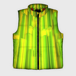 Мужской жилет Зеленые неоновые полосы