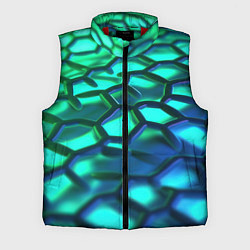 Мужской жилет Зеленые и синие соты