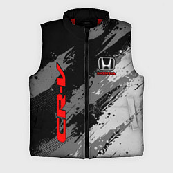 Мужской жилет Honda cr-v - Монохром, цвет: 3D-красный