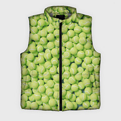 Мужской жилет Узор из теннисных мячей, цвет: 3D-светло-серый