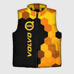 Мужской жилет Volvo - gold gradient: по-вертикали